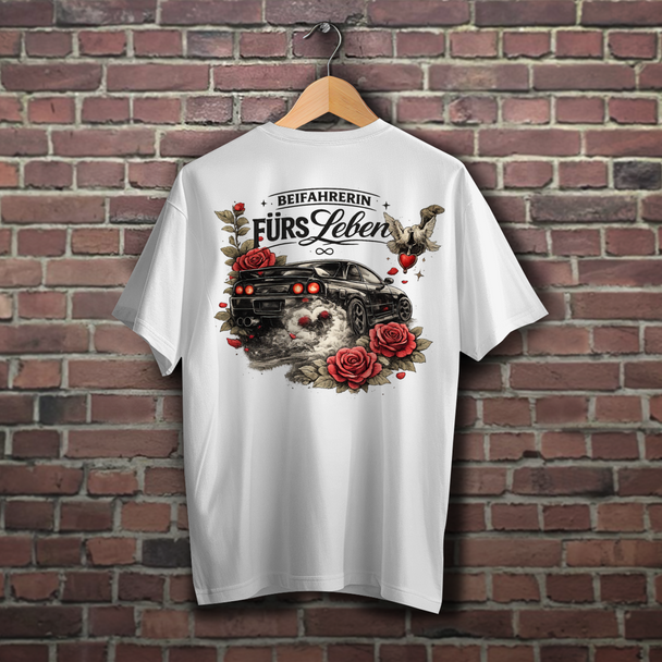 Relaxed T-Shirt "Beifahrerin fürs Leben"