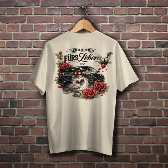 Relaxed T-Shirt "Beifahrerin fürs Leben"