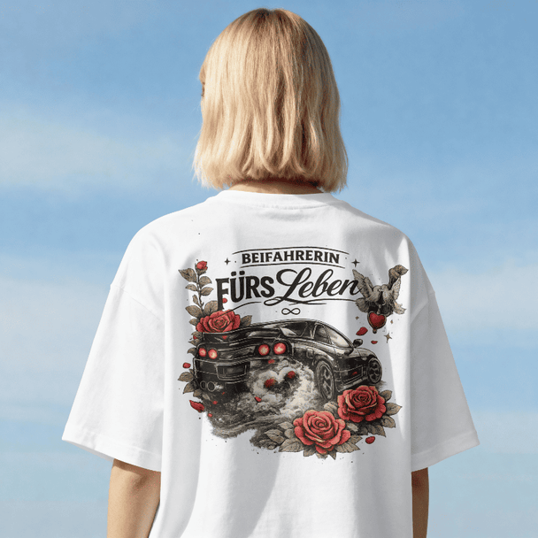Relaxed T-Shirt "Beifahrerin fürs Leben"